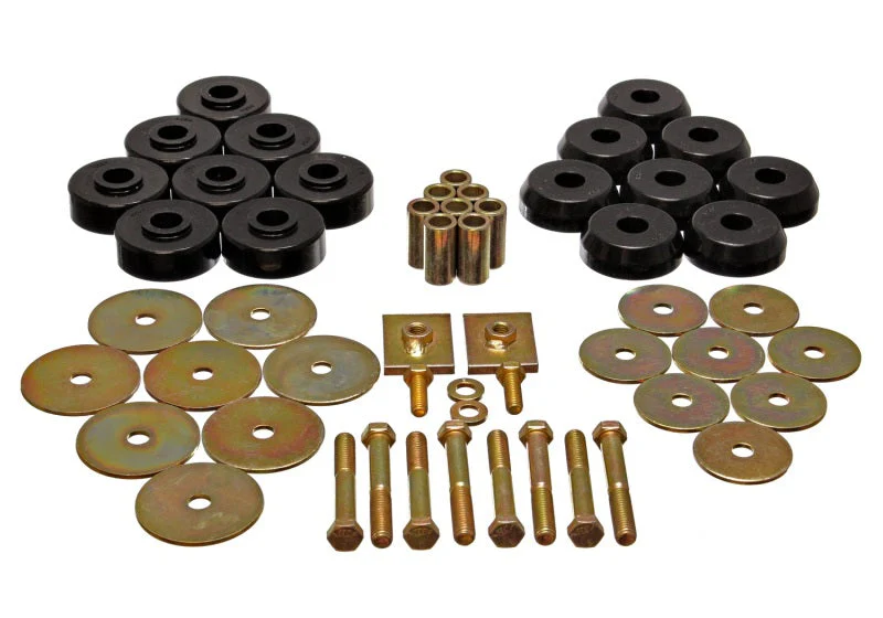 Energy Suspension Body Mount Set Exc. Convertible - Black - Image 2