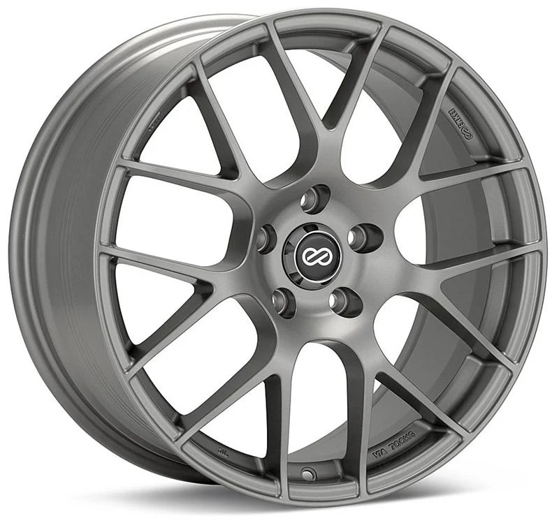 Enkei Raijin 18x9.5 45mm Offset 5x100 Bolt Pattern 72.6 Hub Bore Black Wheel - Image 3