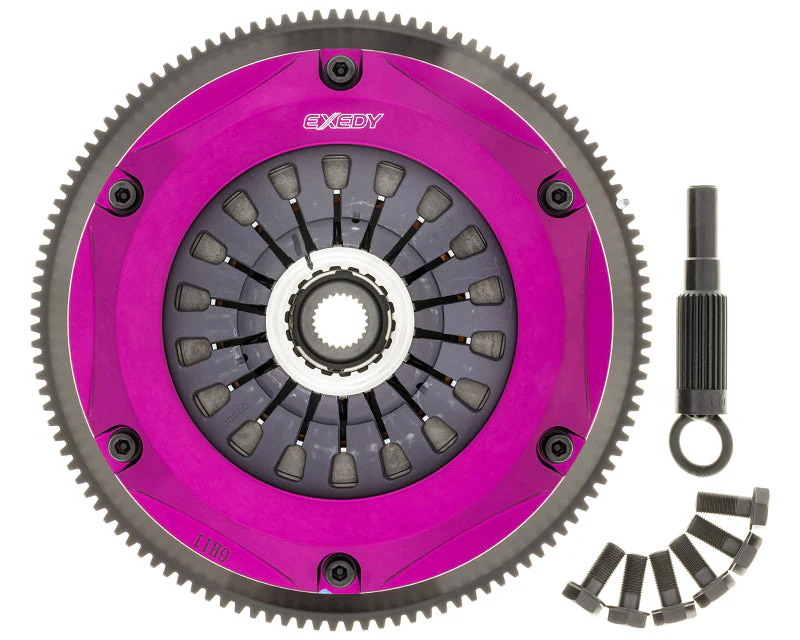 Exedy 1993-1994 Nissan Skyline GTR L6 Hyper Twin Cerametallic Clutch Sprung Center Disc Pull Type - Image 6