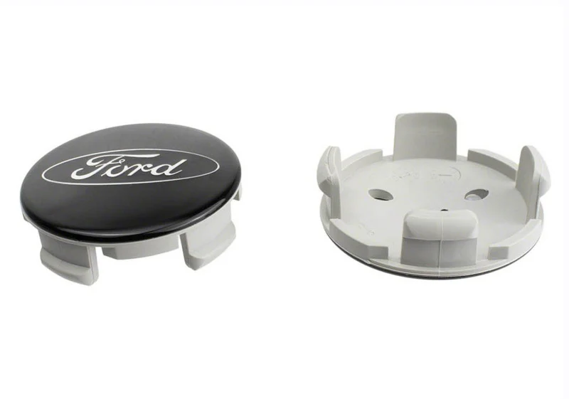 Ford Racing Car Black and Chrome Wheel Cap - Image 14