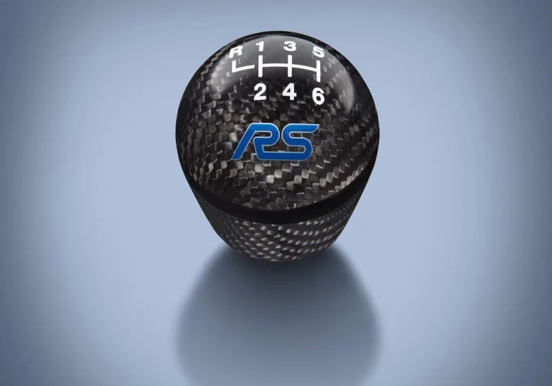 Ford Racing Focus RS Black Carbon Fiber Shift Knob 6 Speed - Image 3