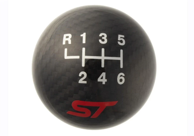 Ford Racing 13-17 Focus ST Black Carbon Fiber 6 Speed Shift Knob - Image 8