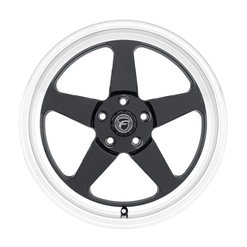 Forgestar D5 Drag 18x12 / 5x120.65 BP / ET50 / 8.5in BS Gloss Black Wheel - Image 2