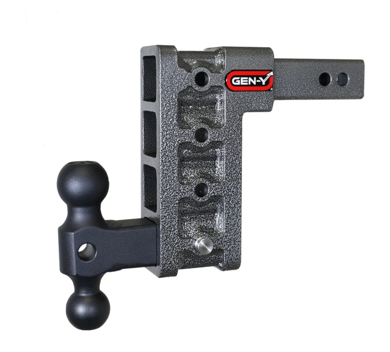 Gen-Y Mega Duty 2in Shank 7.5in Drop 1.5K TW 10K Hitch w/GH-031 Dual-Ball - Image 5