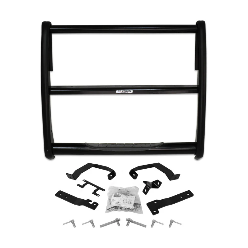 Go Rhino 17-19 Ford F-250/F-350 Super Duty 3000 Series StepGuard - Black (Center Grille Guard Only) - Image 2