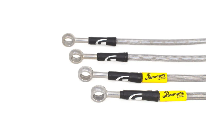 Goodridge 08-14 Subaru STi (w/Brembo Calipers) Stainless Steel Brake Line Kit - Image 9