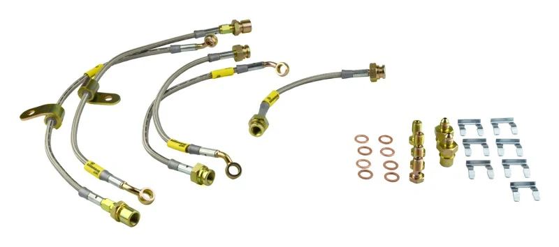 Goodridge 09-12 Cadillac CTS-V (All CTS-V w/ Brembo Brakes) Stainless Steel Brake Line Kit - Image 2