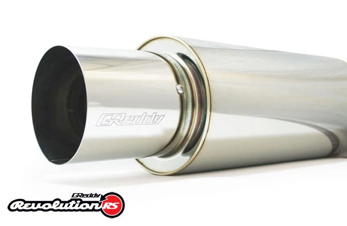 GReddy Universal 2.5in 3-Bolt Tip Revolution RS Muffler - Image 4