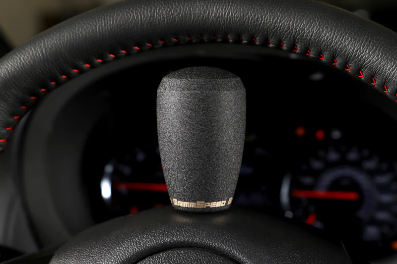 GrimmSpeed Shift Knob Stainless Steel - Subaru 5 Speed and 6 Speed Manual Transmission - Black - Image 4