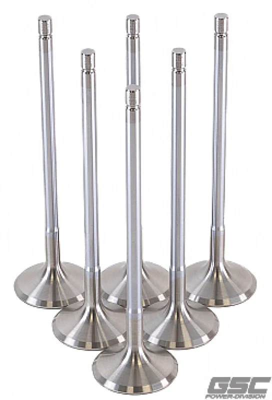 GSC P-D Toyota G16E-GTS 32mm Head (STD) Chrome Polished Exhaust Valve - Set of 6 - Image 2
