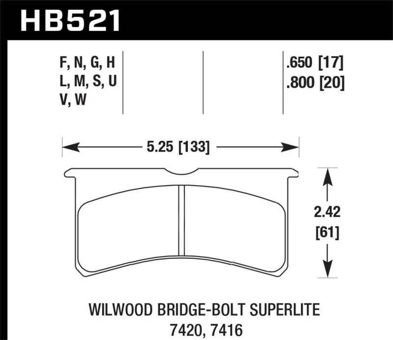 Hawk HP+ Street Brake Pads - Image 2