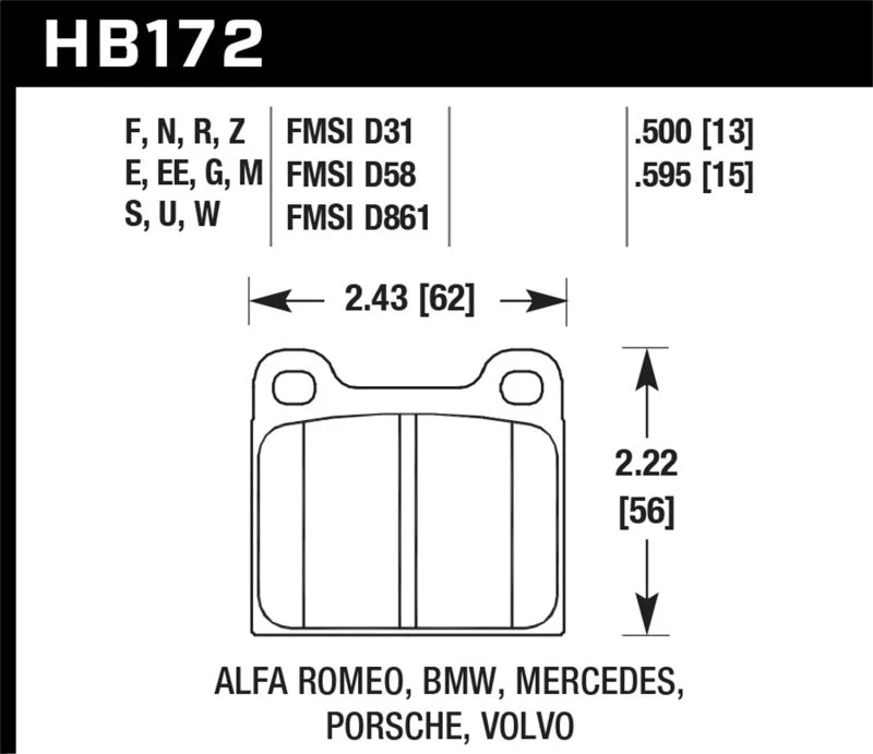 Hawk HPS Street Brake Pads - Image 2