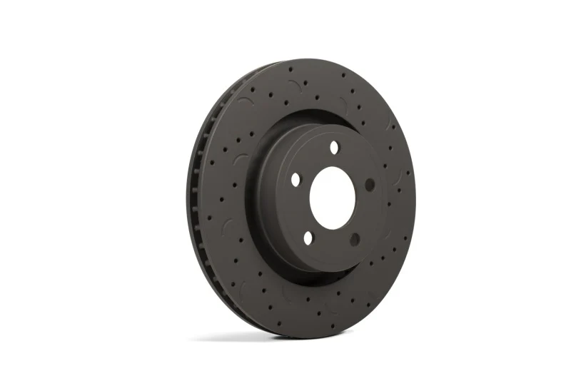 Hawk Talon 2006 Dodge Ram 1500 Extended Crew Cab Pickup Drilled and Slotted Rear Brake Rotor Set - Image 3