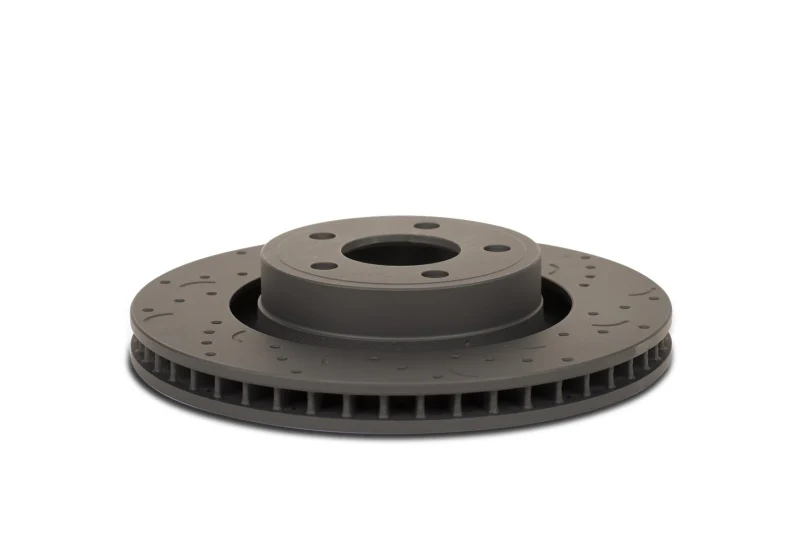 Hawk Talon 2006 Dodge Ram 1500 Extended Crew Cab Pickup Drilled and Slotted Rear Brake Rotor Set - Image 7