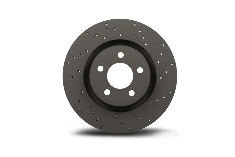 Hawk Talon 2006 Dodge Ram 1500 Extended Crew Cab Pickup Drilled and Slotted Rear Brake Rotor Set - Image 8