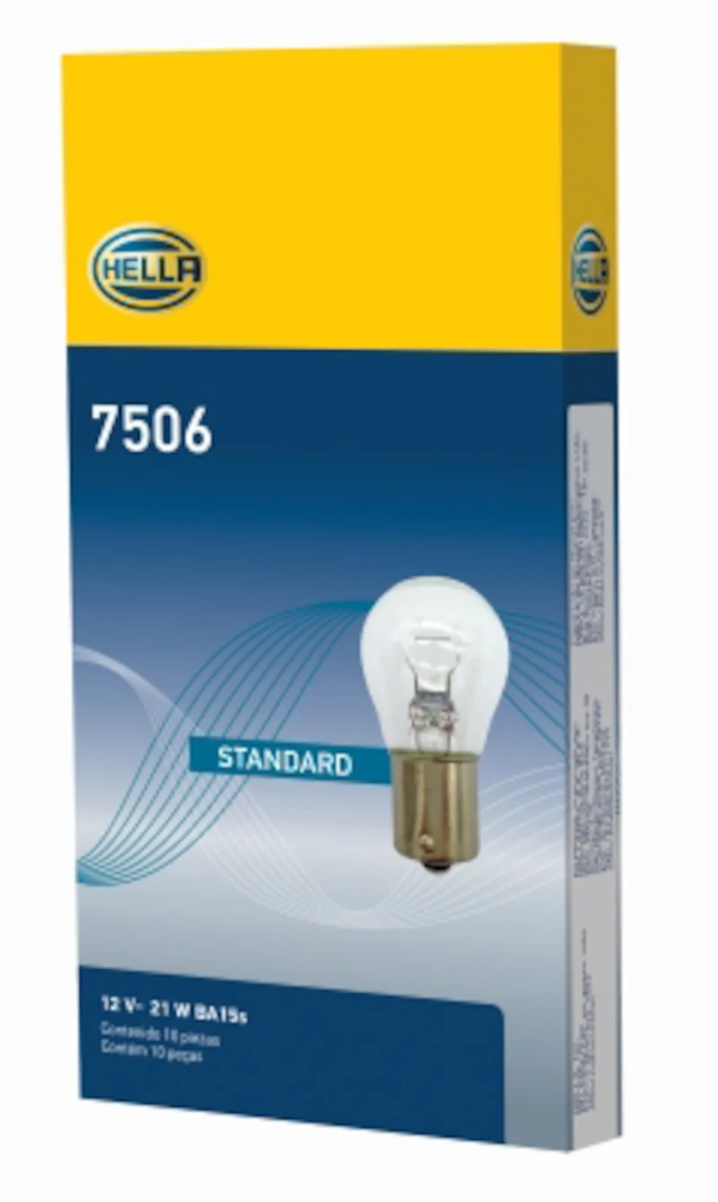 Hella Bulb 7506 12V 21W BA15s S8 - Image 5