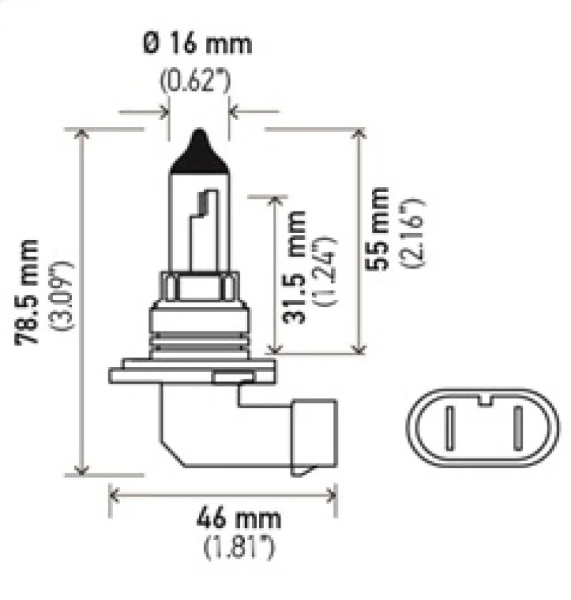 Hella Optilux HB4 9006 12V/55W XY Xenon Yellow Bulb - Image 17