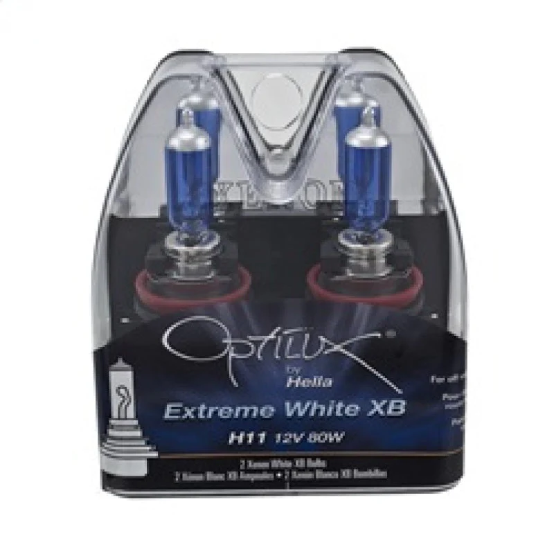 Hella Optilux XB Extreme Type H11 12V 80W Blue Bulbs - Pair - Image 28