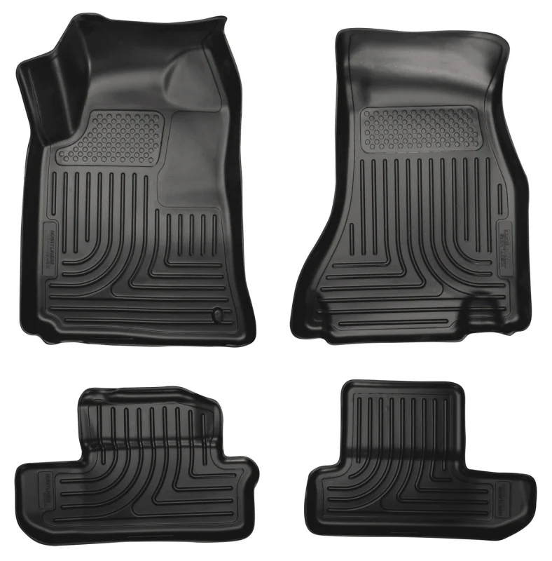 Husky Liners 08-12 Dodge Challenger WeatherBeater Combo Black Floor Liners - Image 2
