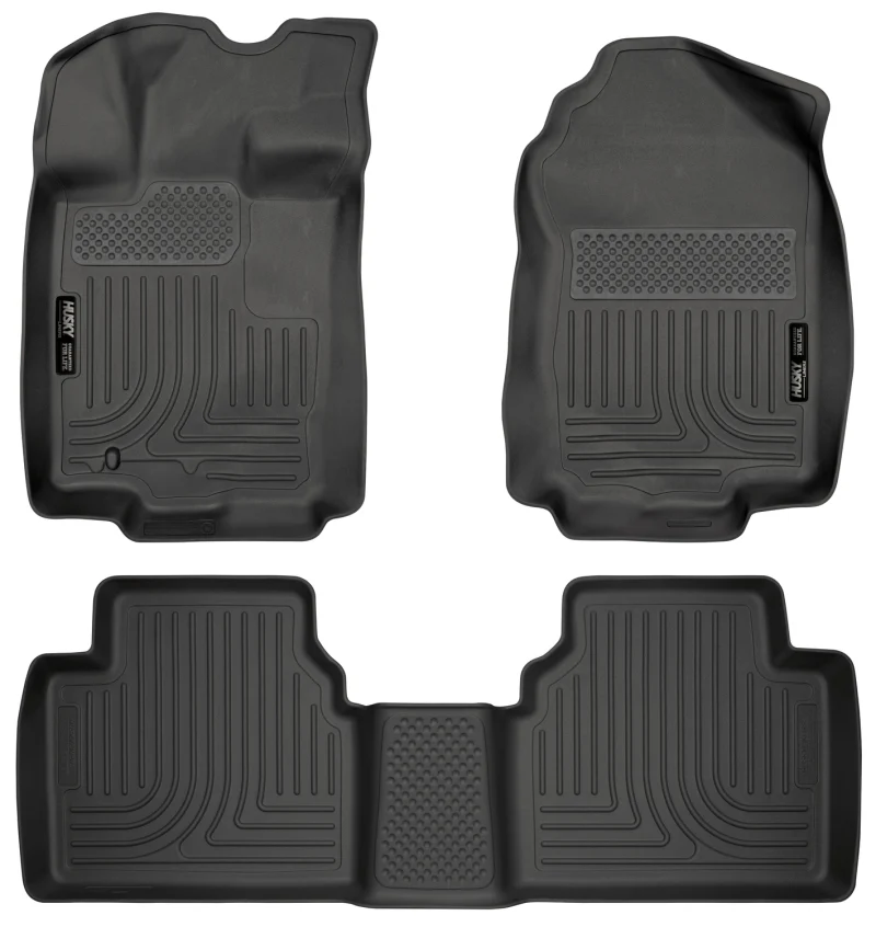Husky Liners 10-12 Ford Fusion/Lincoln MKZ (FWD) WeatherBeater Combo Black Floor Liners - Image 2