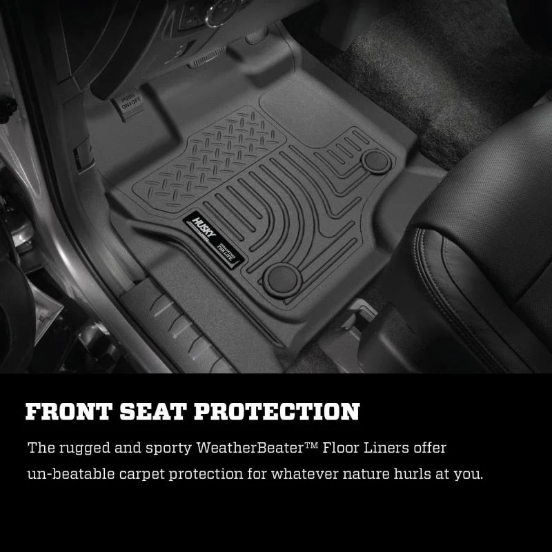 Husky Liners 11-12 Ford SD Crew Cab WeatherBeater Combo Tan Floor Liners (w/o Manual Trans Case) - Image 8