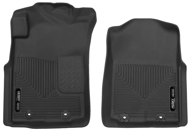 Husky Liners 12-14 Toyota Tacoma Pickup(Crew / Ext / Std Cab) X-Act Contour Black Front Floor Liners - Image 2