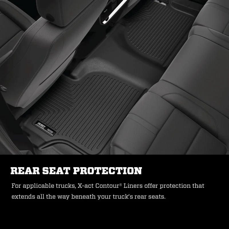 Husky Liners 13-20 Ford Fusion / 13-20 Lincoln MKZ X-act Contour Series 2nd Seat Floor Liner - Black - Image 10