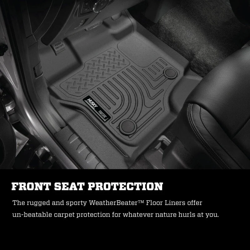 Husky Liners 2012.5 Ford SD Crew Cab WeatherBeater Combo Tan Floor Liners (w/o Manual Trans Case) - Image 16