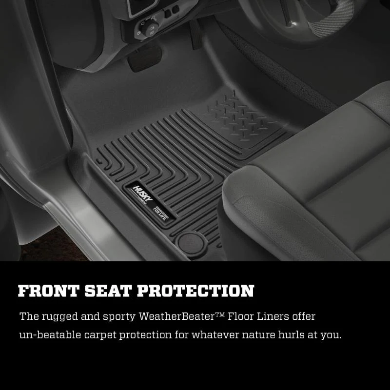 Husky Liners 2012 Dodge Ram 1500/2500 Crew Cab WeatherBeater Combo Black Floor Liners - Image 10