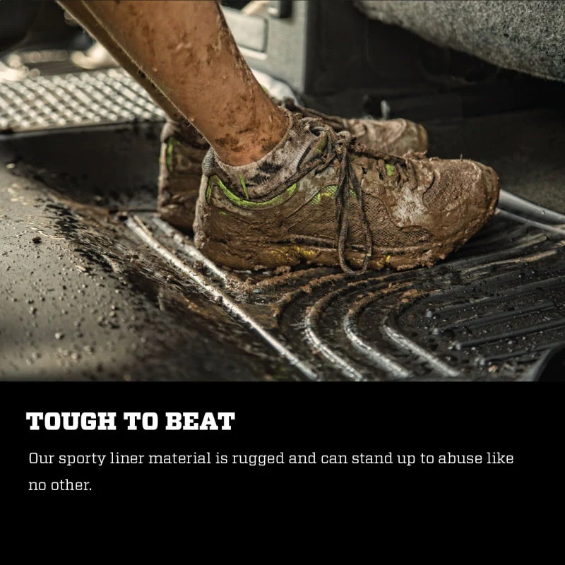 Husky Liners 2012 Dodge Ram 1500/2500 Crew Cab WeatherBeater Combo Black Floor Liners - Image 11