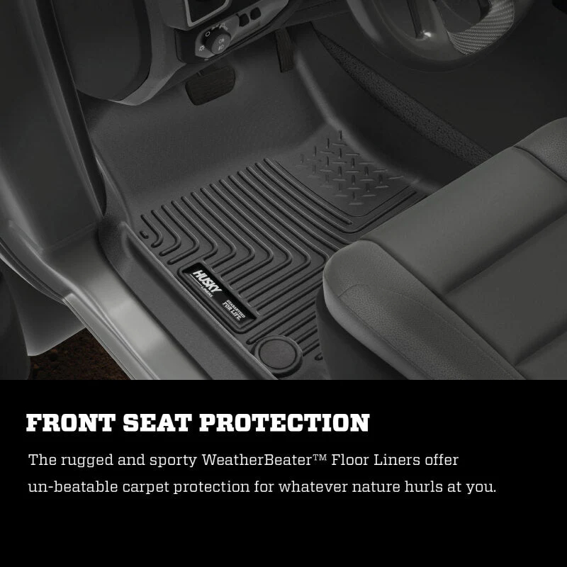 Husky Liners 2012 Dodge Ram 1500/2500 Crew Cab WeatherBeater Combo Black Floor Liners - Image 16