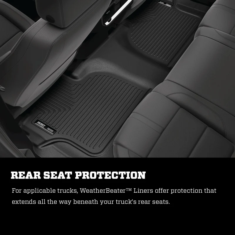 Husky Liners 2015 GM Escalade/Tahoe/Yukon WeatherBeater Black 3rd Seat (Bucket 2nd) Floor Liner - Image 8
