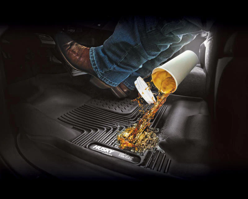 Husky Liners 2020 Kia Telluride / 2020 Hyundai Palisade X-Act Contour Black Floor Liners (2nd Row) - Image 8