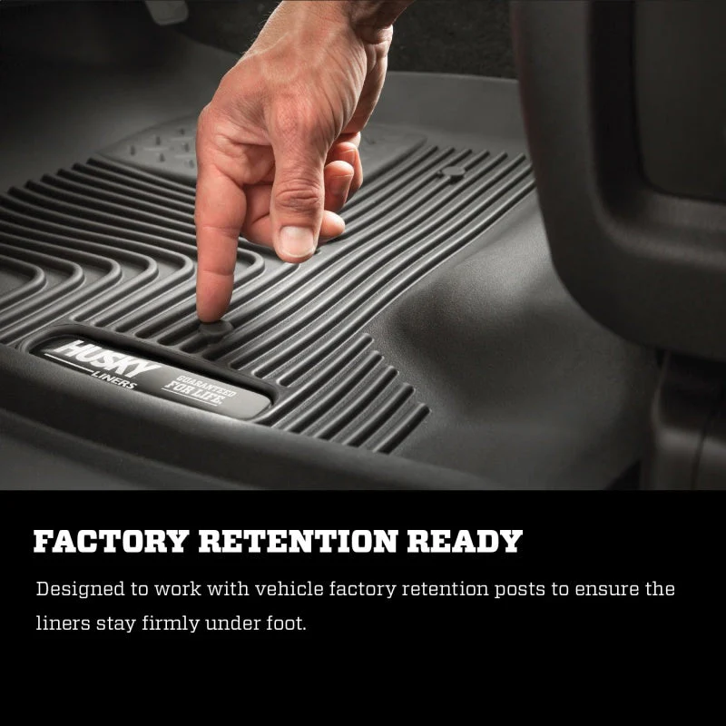Husky Liners 21-22 Hyundai Santa Fe X-Act Contour Front Floor Liners - Black - Image 7