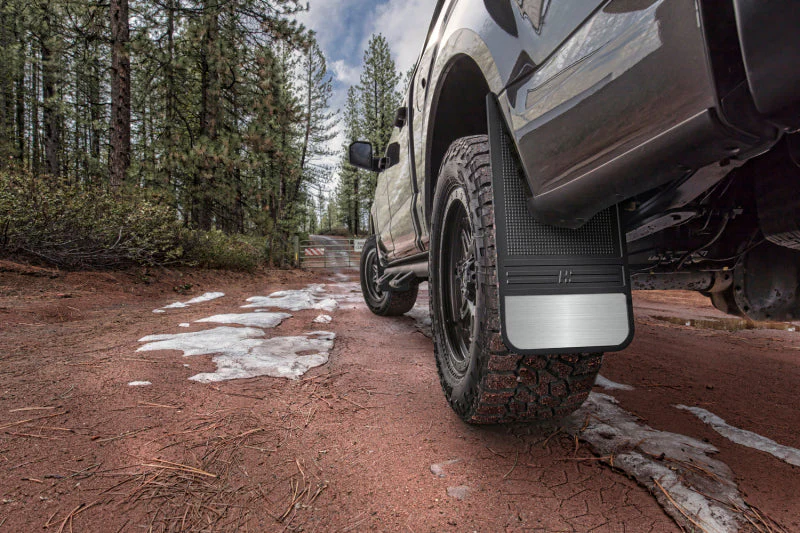Husky Liners Universal 12in Wide Black Rubber Front Mud Flaps w/ Weight - Image 6