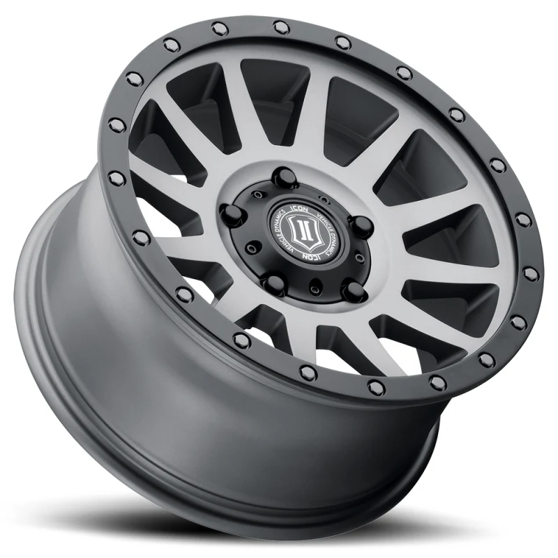ICON Compression 17x8.5 5x150 25mm Offset 5.75in BS 110.1mm Bore Titanium Wheel - Image 2