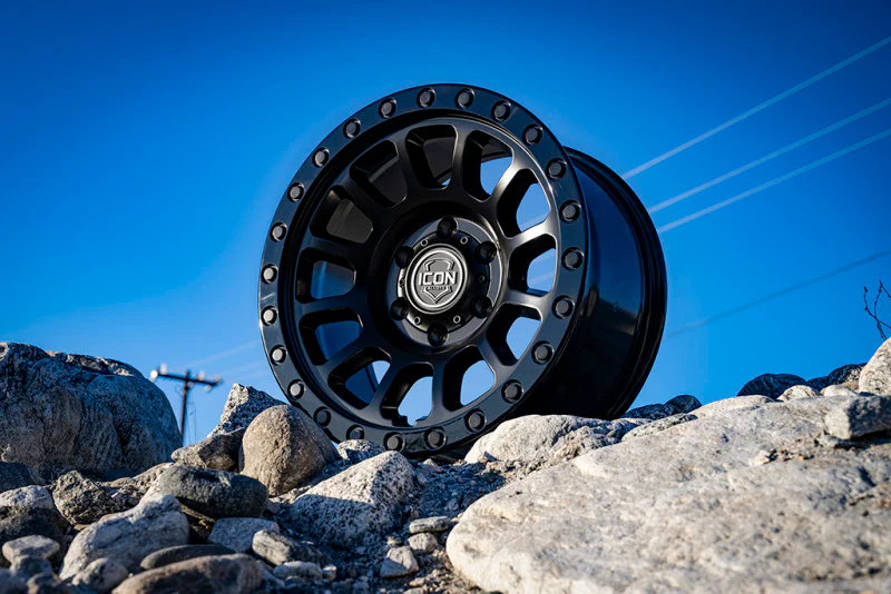 ICON Hulse 17 X 8.5 / 6 X 5.5 / 25mm Offset / 5.75in BS Double Black - Image 3