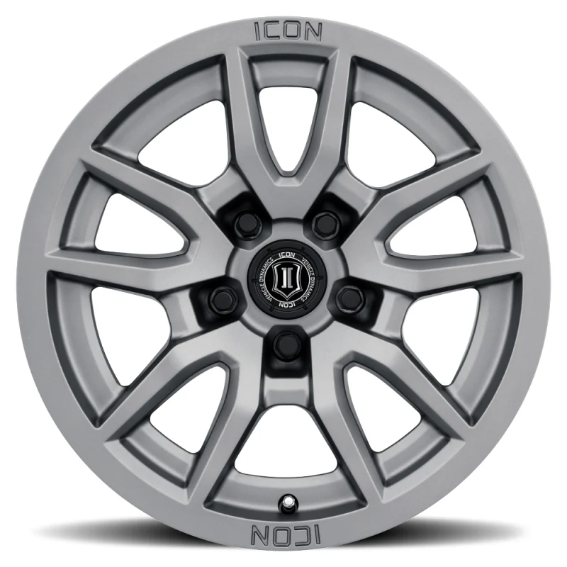 ICON Vector 5 17x8.5 5x150 25mm Offset 5.75in BS 110.1mm Bore Titanium Wheel - Image 2