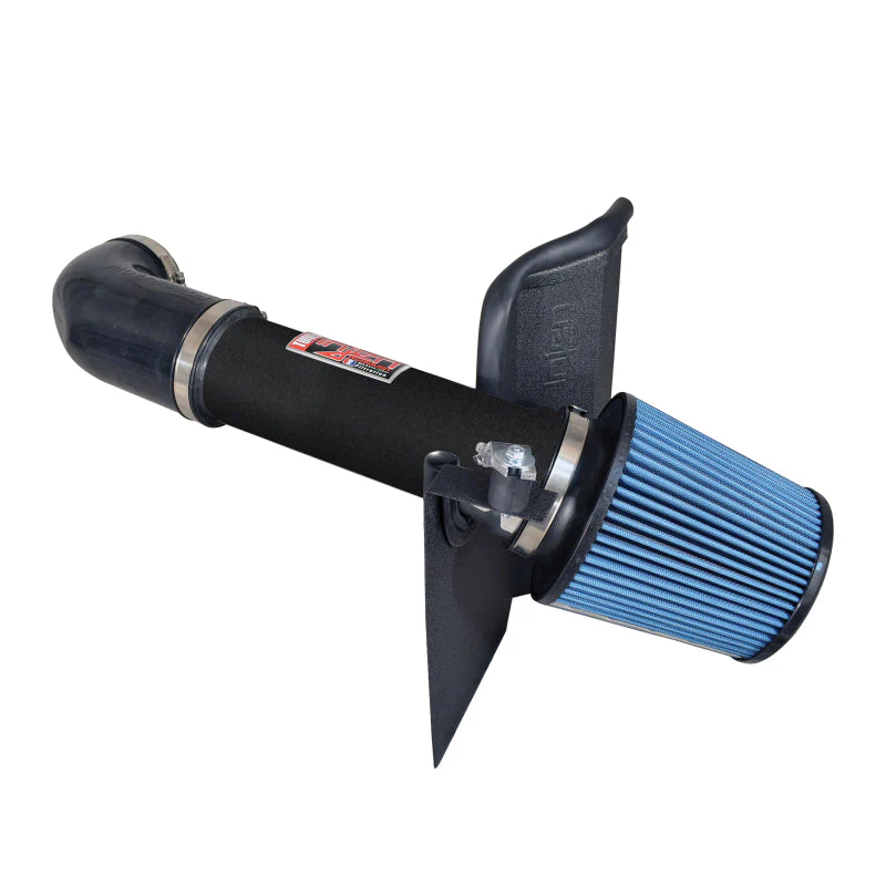 Injen 11-19 Dodge Challenger Hemi 5.7L V8 Wrinkle Black Power-Flow Air Intake System w/Heat Shield - Image 2