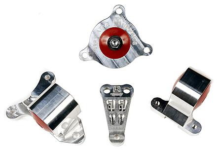 Innovative 02-06 Acura RSX K-Series Silver Aluminum Mounts 85A Bushings (Not K24 Trans) - Image 2