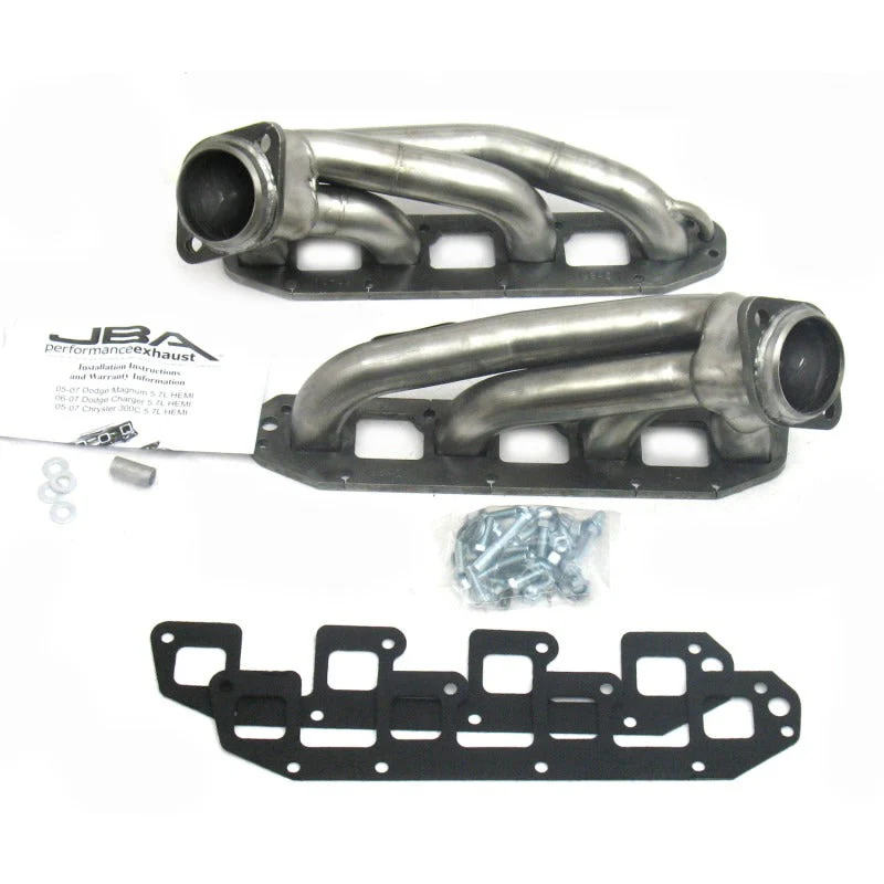 JBA 04-08 Chrysler 5.7L HEMI 1-3/4in Primary Raw 409SS Cat4Ward Header - Image 2