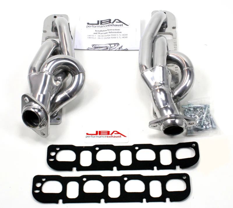JBA 09-19 RAM 5.7L HEMI 1-5/8in Primary Silver Ctd Cat4Ward Header - Image 2