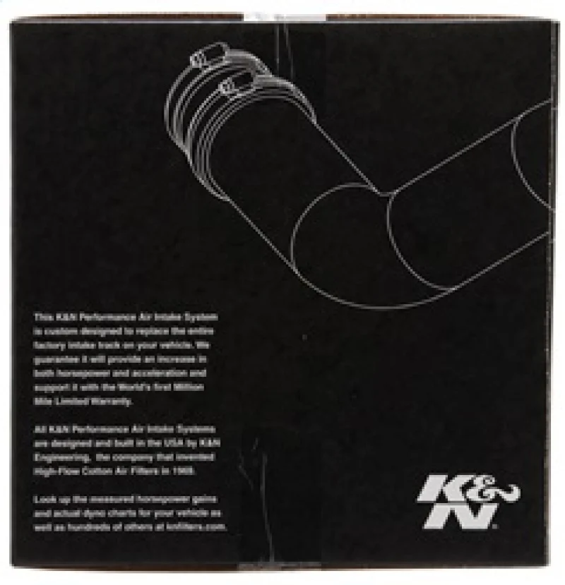 K&N 06-09 Civic Si Silver Typhoon Short Ram Intake - Image 6