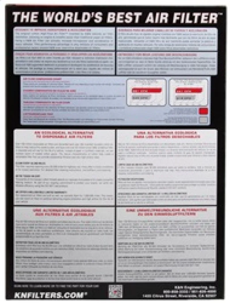K&N 08-09 Evo X Drop In Air Filter - Image 13