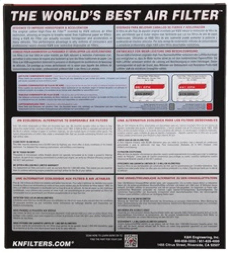 K&N 09-10 Acura TSX 2.4L-L4 Drop In Air Filter - Image 12