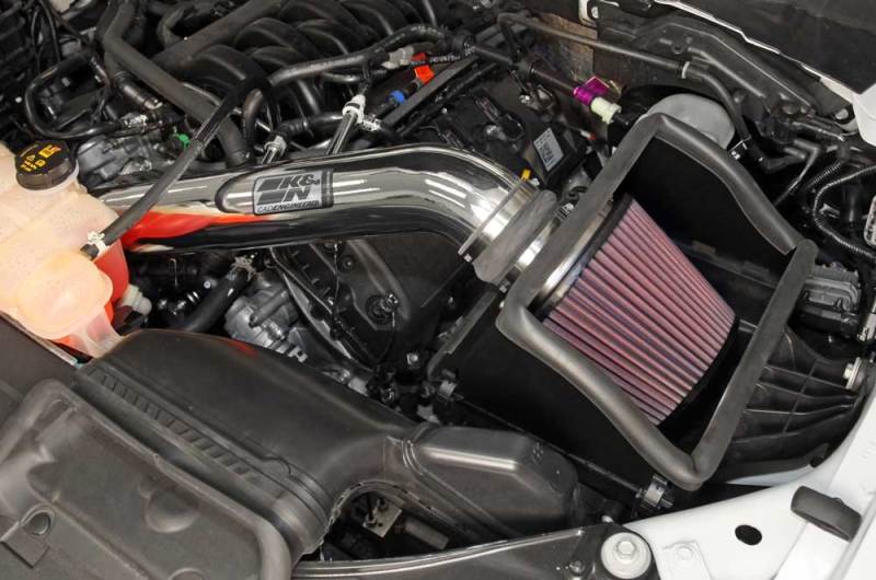 K&N 15 Ford F150 5.0L V8 F/I High Flow Performance Intake Kit - Image 5