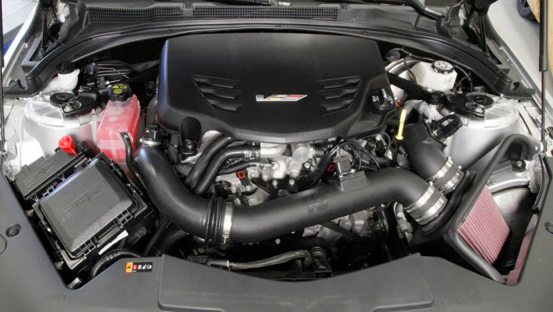 K&N 16-17 Cadillac ATS-V 3.6L V6 Twin Turbo Performance Intake Kit - Image 3