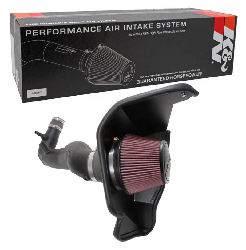 K&N 2018 Ford Mustang L4-2.3L F/I AirCharger Performance Intake - Image 18