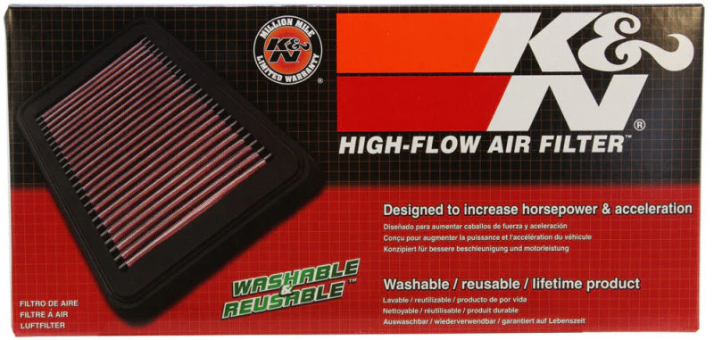 K&N 2019 Mercedes Benz E350 L4-2.0L F/I Replacement Drop In Air Filter - Image 21