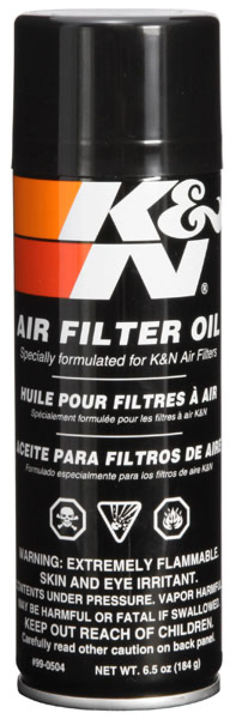 K&N 6.5 OZ Aerosol Spray Air Filter Oil - Image 4